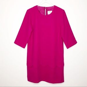 Kate Spade | Pink Demi Scallop Detail Dress Sz 10